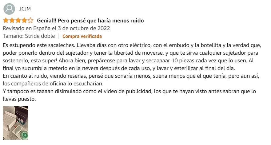 pompa de leche elvie stride opinion amazon